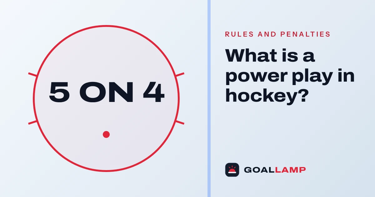 What is a power play in hockey?