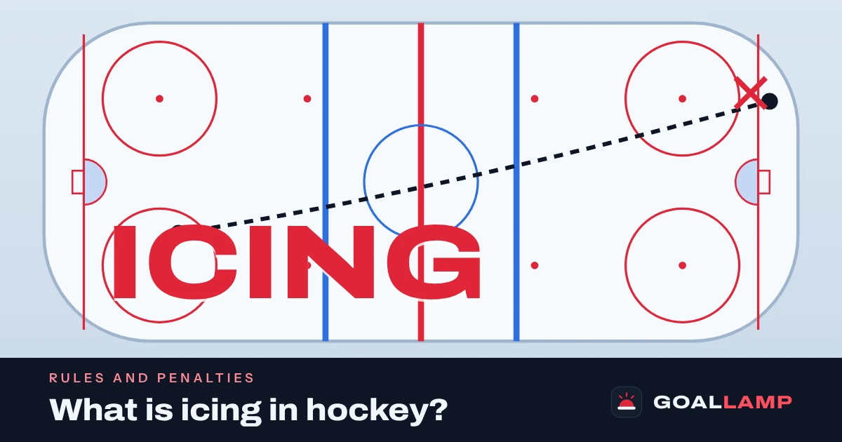 What is icing in hockey?