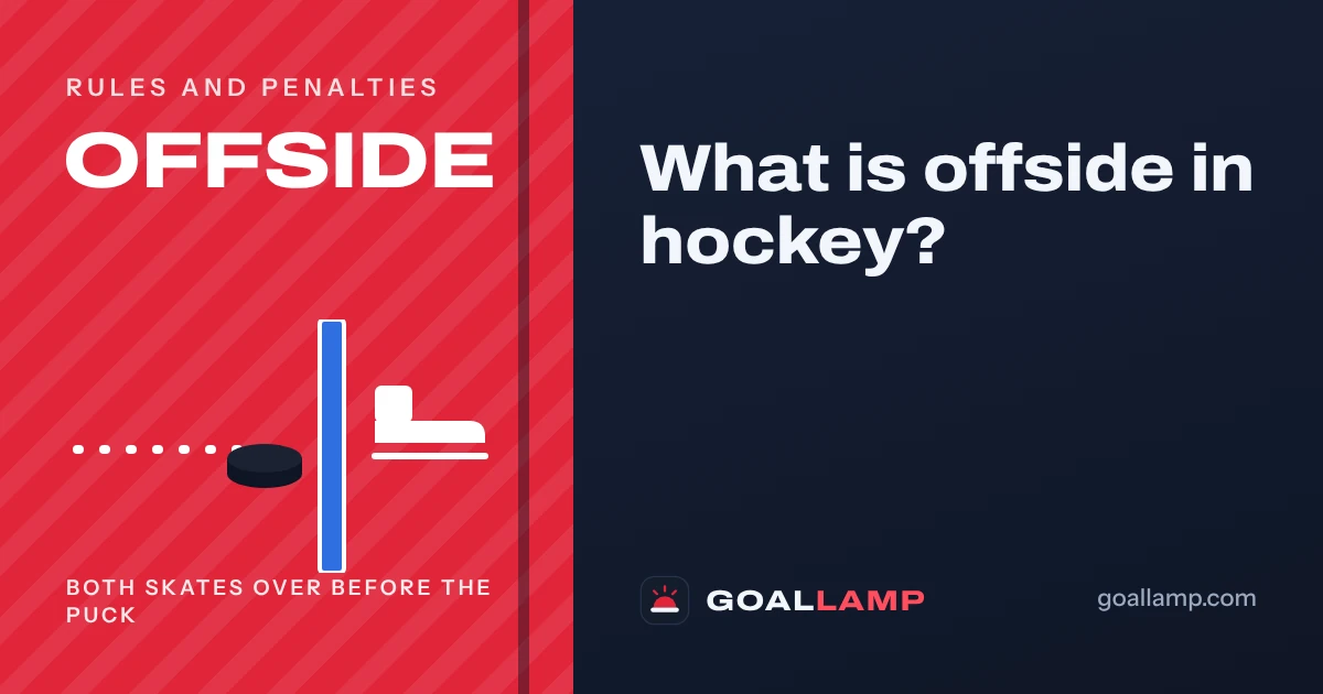 What is offside in hockey?